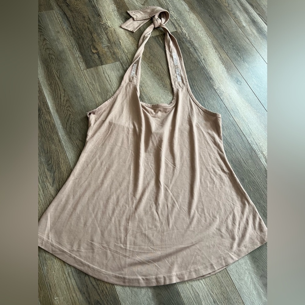 Gymshark halter adjustable top size medium